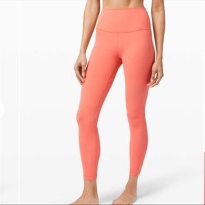 Lululemon Align Leggings 25” in Cool Rustic Coral